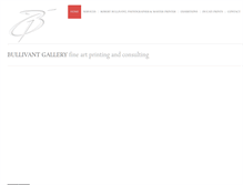Tablet Screenshot of bullivantgallery.com